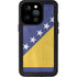 Bosnia and Herzegovina Flag Distressed iPhone 15 Pro Waterproof Case